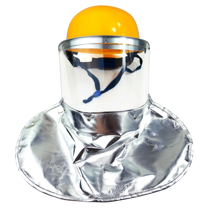 古达透明防护面罩安全帽面屏电焊打磨防冲击高温防飞溅安全防尘面具