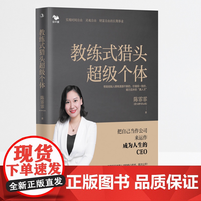 教练式猎头超级个体:把自己当作公司来运作,成为人生的CEO高清大图