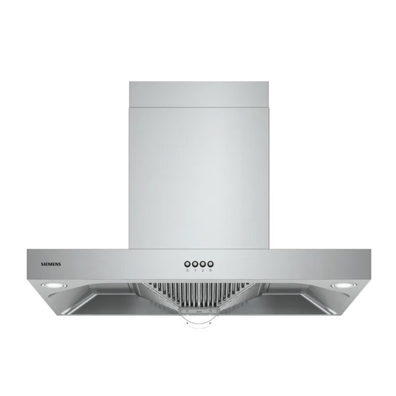 西门子LC42AA95PW iQ100 壁挂式吸油烟机 90 cm 不锈钢 嵌入式蒸饭柜高清大图