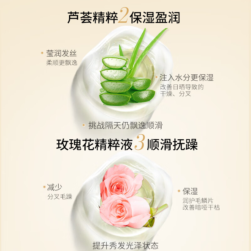 霸王生姜柔顺蓬松保湿香氛护发素500g高清大图