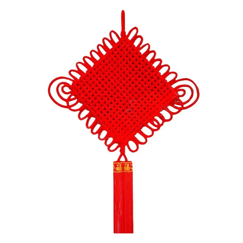 苏识 手工编织中国结挂件 A00005 1.5线 14盘 红色(个)2个起订