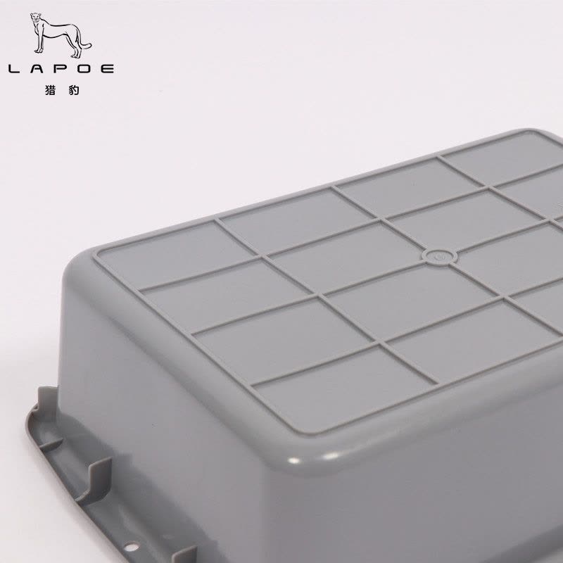 猎豹 安检筐塑料方盆收纳箱收餐盆53*38*15cm/个图片