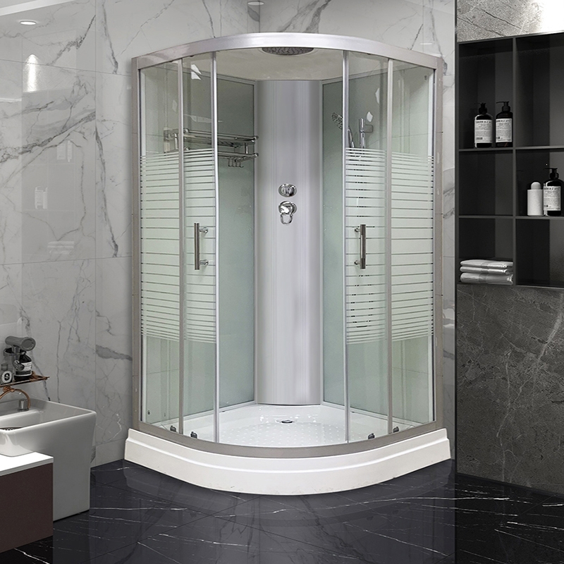 纳丽雅(naliya)整体淋浴房浴室家用玻璃门扇形隔断洗澡一体式封闭式