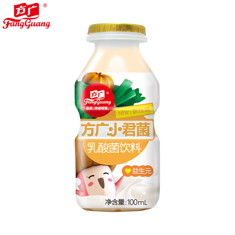 方广 宝宝酸奶 小君菌乳酸菌饮料 益生元 100ml/单瓶装 果汁 进口奶源