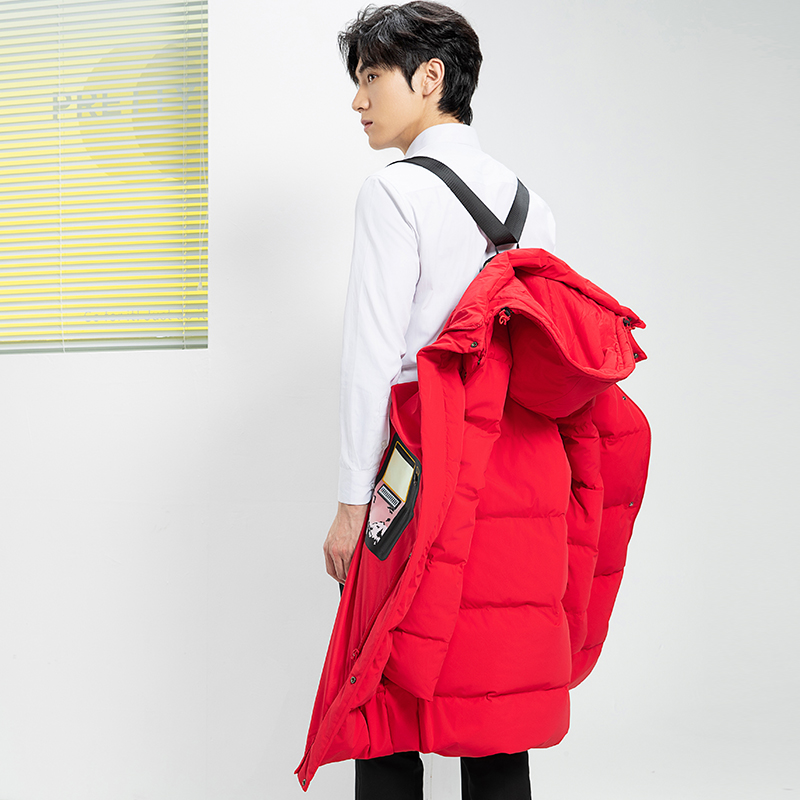 誉丰 YF-6211 中长款羽绒服 1件高清大图
