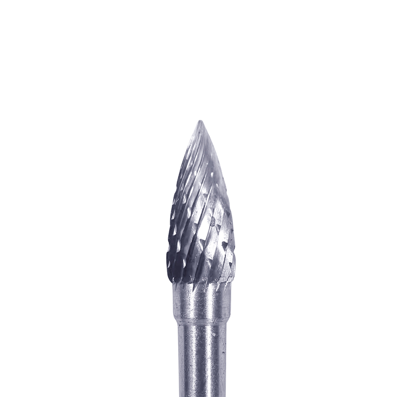 高松takama 硬质合金旋转锉双槽弧型尖头G型12*25*6mm904812 1支/盒高清大图