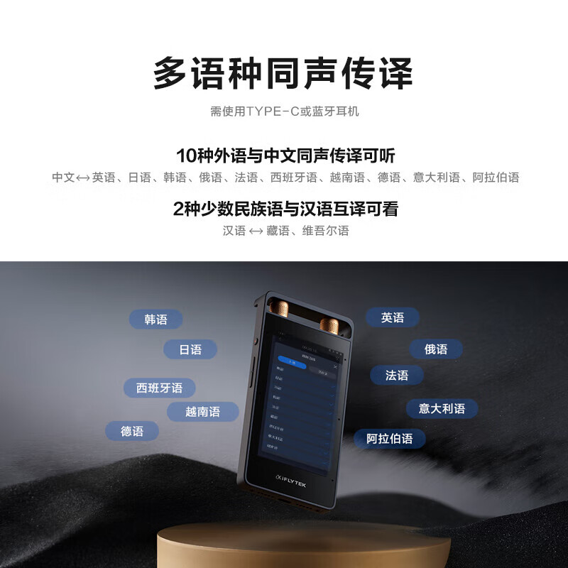 科大讯飞(iFLYTEK) 录音笔 SR502T 32G高清大图