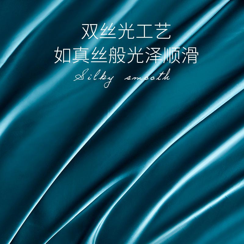 家柏饰(CORATED)100S双股匹马棉绣花四件套意式长绒棉全棉全棉床上用品高清大图