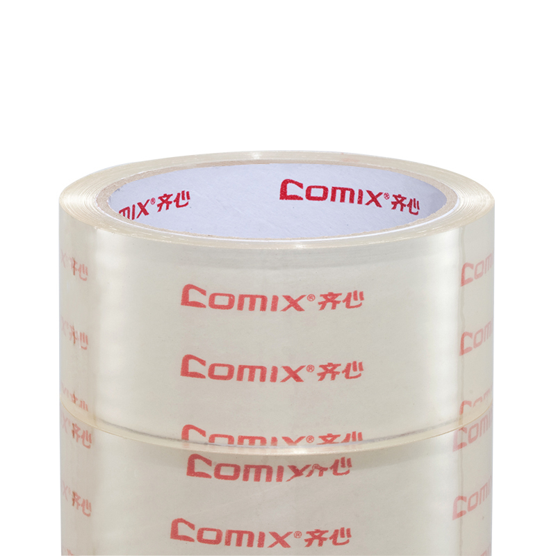 齐心(Comix) JF4505 1卷装45mm*50(45.7米)高透明封箱胶带