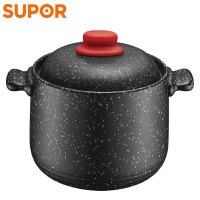 苏泊尔(SUPOR)砂锅TB45N1汤锅陶瓷煲炖锅耐热中药煲粥煲星星石系列汤煲明火专用 4.5升