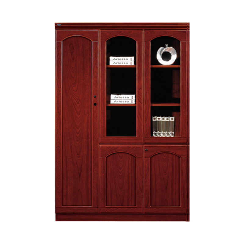 中豫鑫泽 ZYXZ4052419木质文件柜油漆贴木皮资料柜书柜 三门