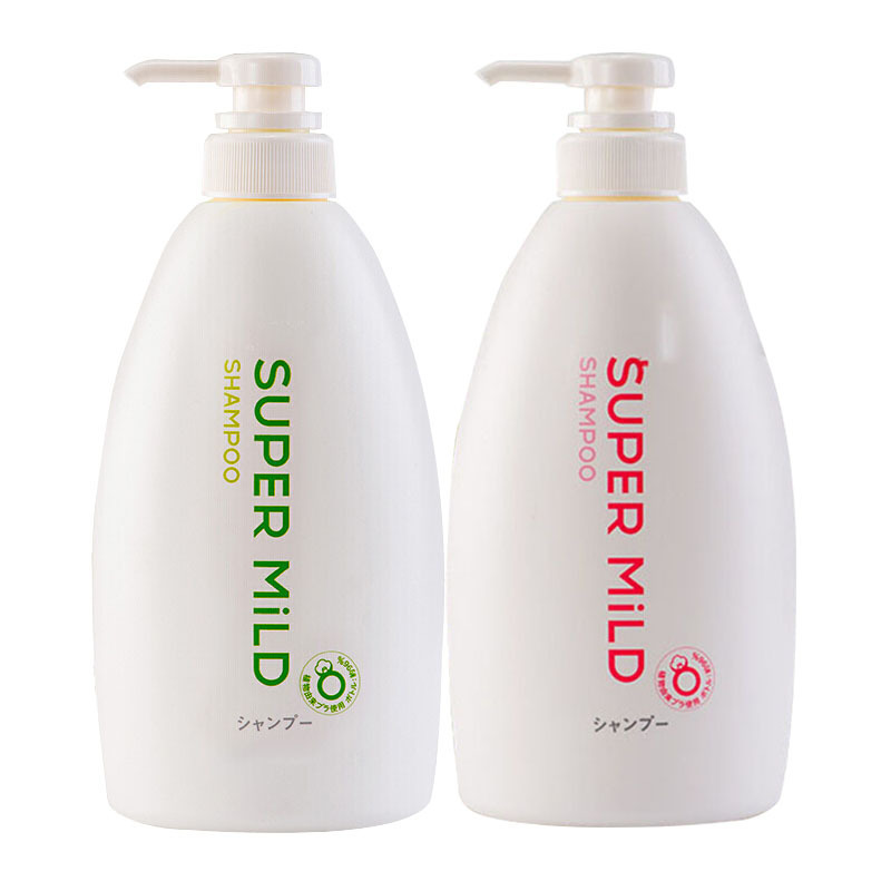 惠润SUPER MiLD 洗发水1.2L套装 绿野芳香洗发水600ml+鲜花芳香洗发水600ml 无硅油 原装进口高清大图