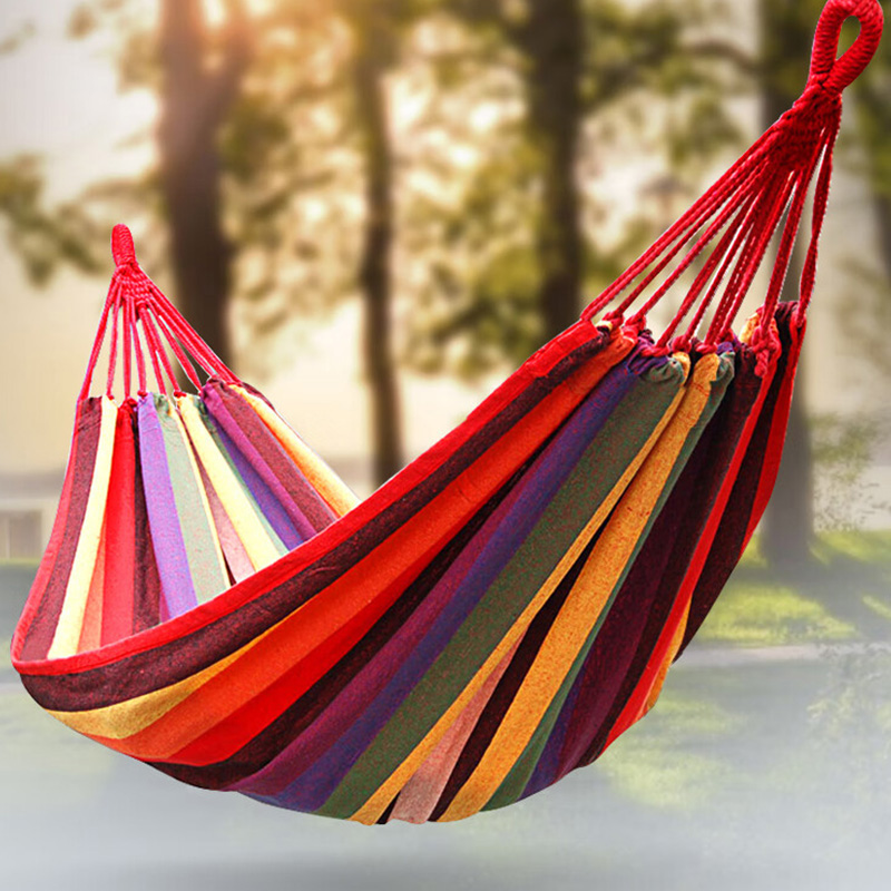 尚烤佳吊床稳固结实面料柔软耐磨耐用轻逸系列红色SKJ-225高清大图