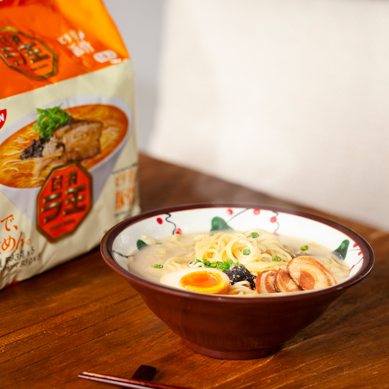 日清香辣豚骨猪骨风味拉面93g/始祖风味鸡汤拉面85g*5连包 2包组合 非油炸日式拉面速食面方便面泡面