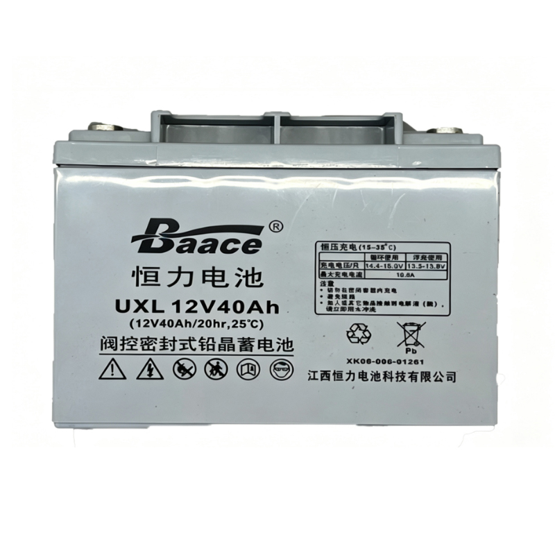 BAACE 恒力铅晶蓄电池 UXL12V40AH 块