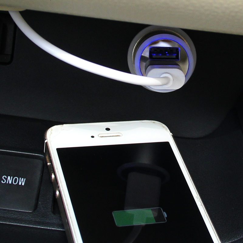 适用于斯巴鲁森林人傲虎xv力狮车载充电器双usb车充一分二双