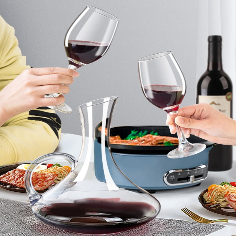 法耐fanai红酒杯套装家用高脚杯创意大号喝葡萄酒杯醒酒器水晶玻璃