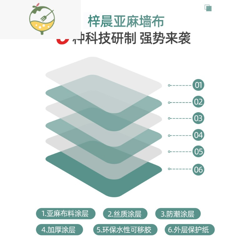 YICHENG[亚麻]墙布素色加厚墙纸自粘防水防潮卧室背景墙面装饰贴纸 猫咪灰 中墙贴