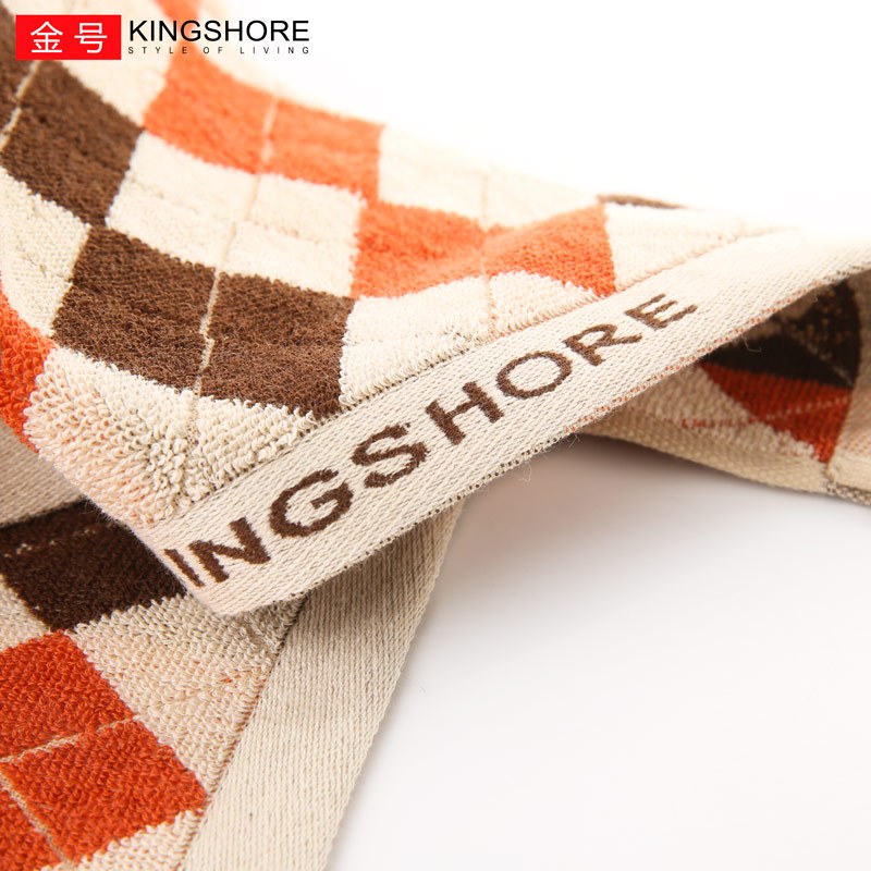 KING SHORE/金号正品 纯棉枕巾两条装 全棉一对加厚 柔软舒适80*52