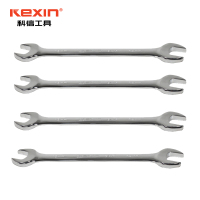 科信(kexin)全抛光铬钒钢双开口扳手 双头呆扳手 8*10mm KX650810A 5把