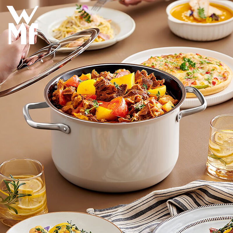 德国wmf福腾宝汤锅奶锅炖锅锅具 德国原装进口燃气电磁炉通用无涂层