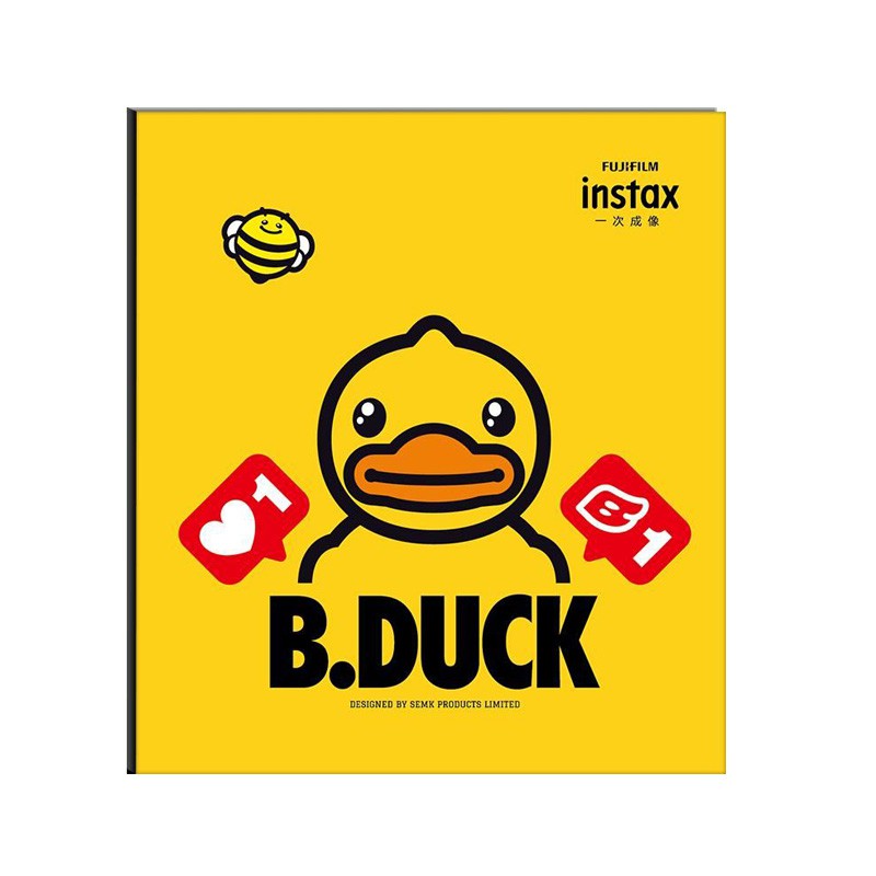 拍立得相机相纸 B.DUCK小鸭3寸mini胶片插页40相册背带布包 三维工匠 格纹高清大图