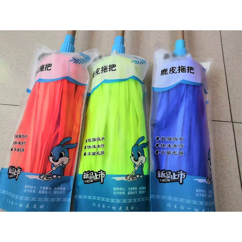 b2V 麂皮绒吸水传统家用拖布 杆长1.15米 单个装 随机色