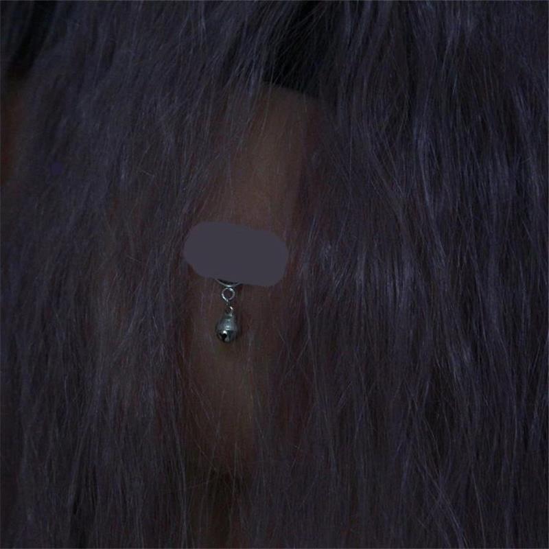 10mm铃铛款单只价 16mm钛钢乳链耳链乳钉铃铛链条乳环阴环饰品pa刺环