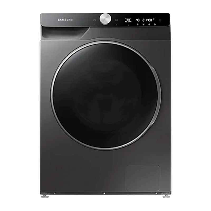 三星(SAMSUNG) WD12TP34DSX/SC 家用12公斤大容量 洗烘一体滚筒全自动洗衣机 冰晶灰