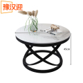 豫汉迎简约岩板茶几 岩板茶几70*70*45cm张 默认