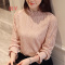 洛芊2018春装新款女装韩版百搭蕾丝打底衫长袖秋冬装上衣服潮时尚小衫