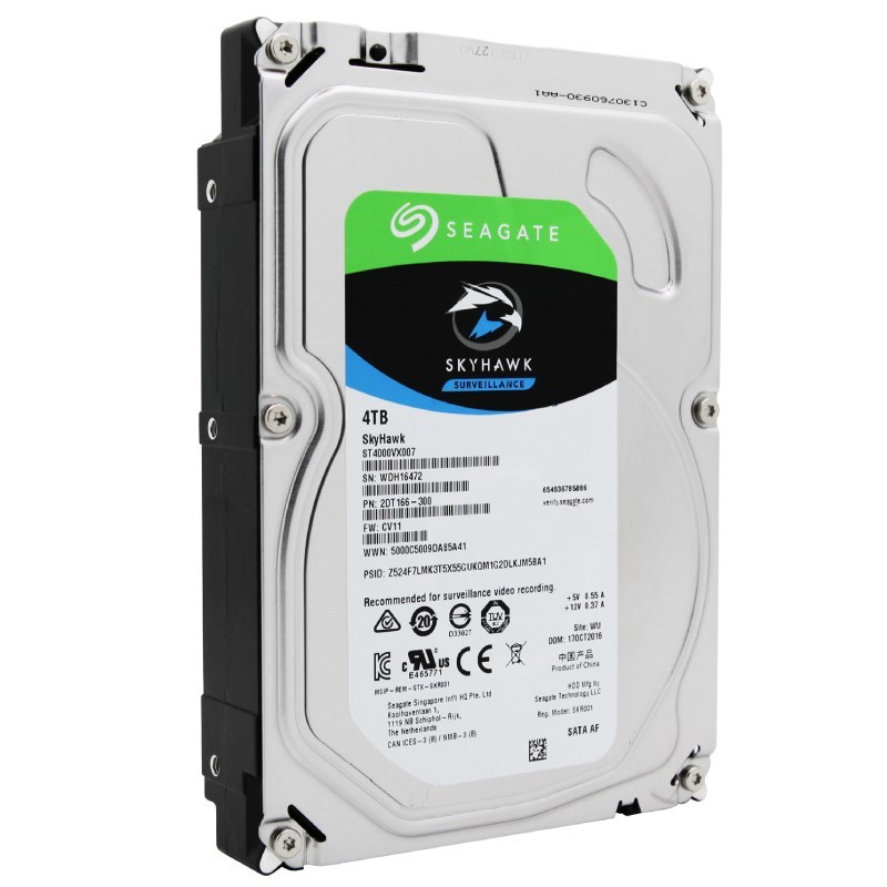 希捷(Seagate)4TB 5900RPM 酷鹰监控级硬盘 SATA接口