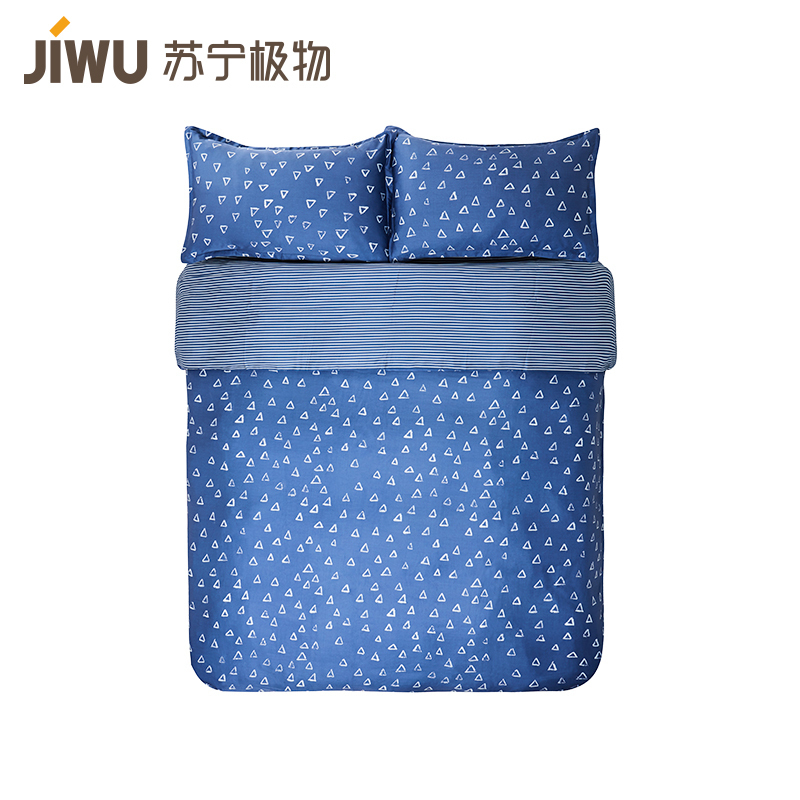 苏宁极物 床上用品天丝小秘密贡缎四件套