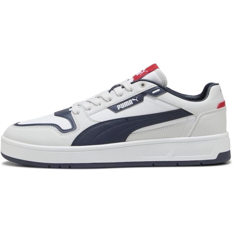 彪马(Puma)男款复古风格时尚百搭休闲运动综合训练鞋室内健身鞋 white_(white_/_dark_blue_/_red 44