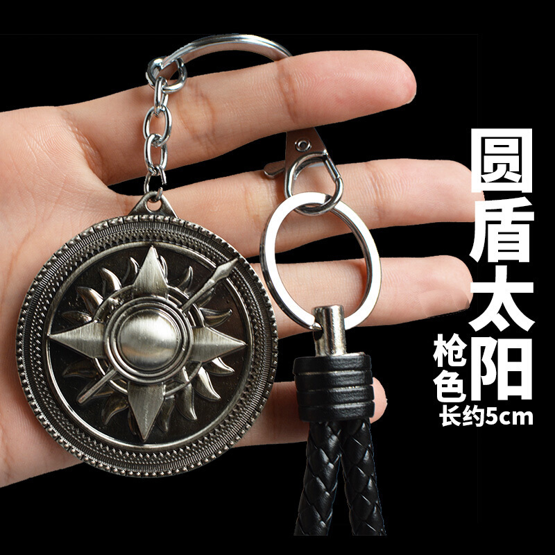 适用于手工编织皮绳汽车钥匙扣钥匙圈男女士腰挂件钥匙链创意生日