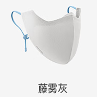 蕉下 男士透气护眼角防晒口罩AS337藤雾灰