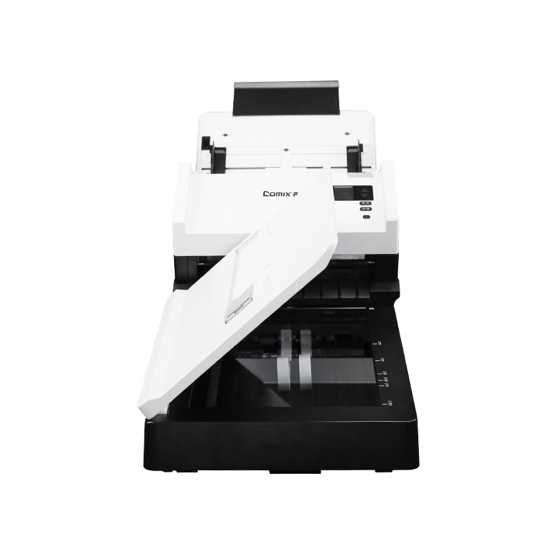 齐心(COMIX)QX3066国产扫描仪 平板+馈纸式双平台办公文档扫描A4幅面60ppm/120ipm高清大图