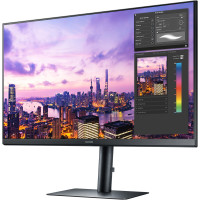 三星(SAMSUNG) 27英寸 S61B 2K IPS 窄边框 旋转升降底座 FreeSync 电脑显示器 (S27B612EQC)