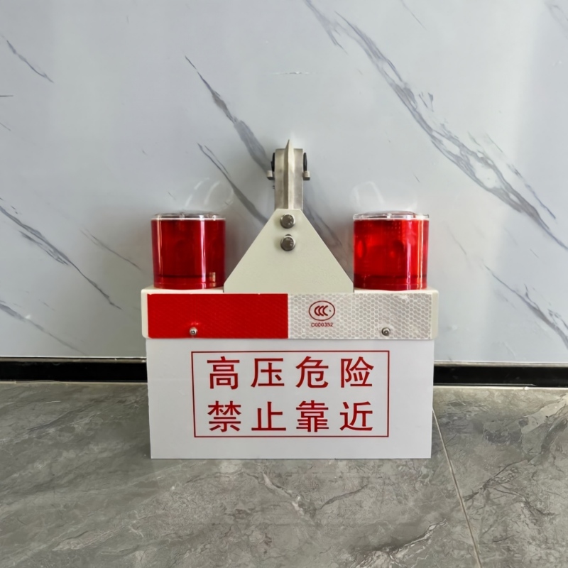 SPZC 4863D 2*1.2V 2*0.2W LED户外太阳能警示灯IP66红白(计价单位:盏)红光高清大图