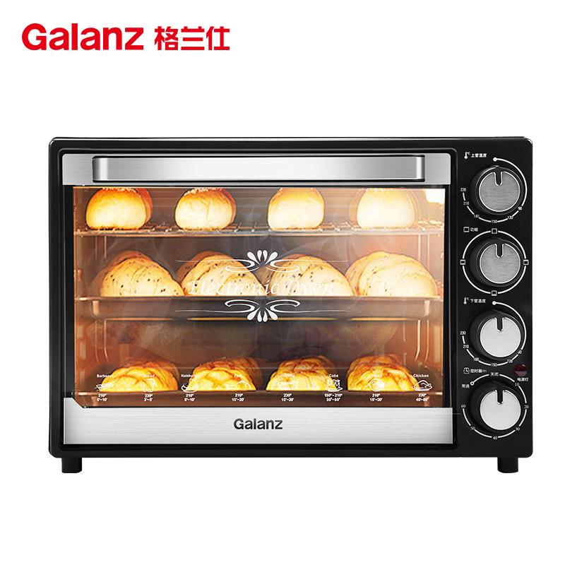 格兰仕(Galanz) 电烤箱 家用烘焙 多功能全自动大容量40L 蛋糕迷你烤箱 K43
