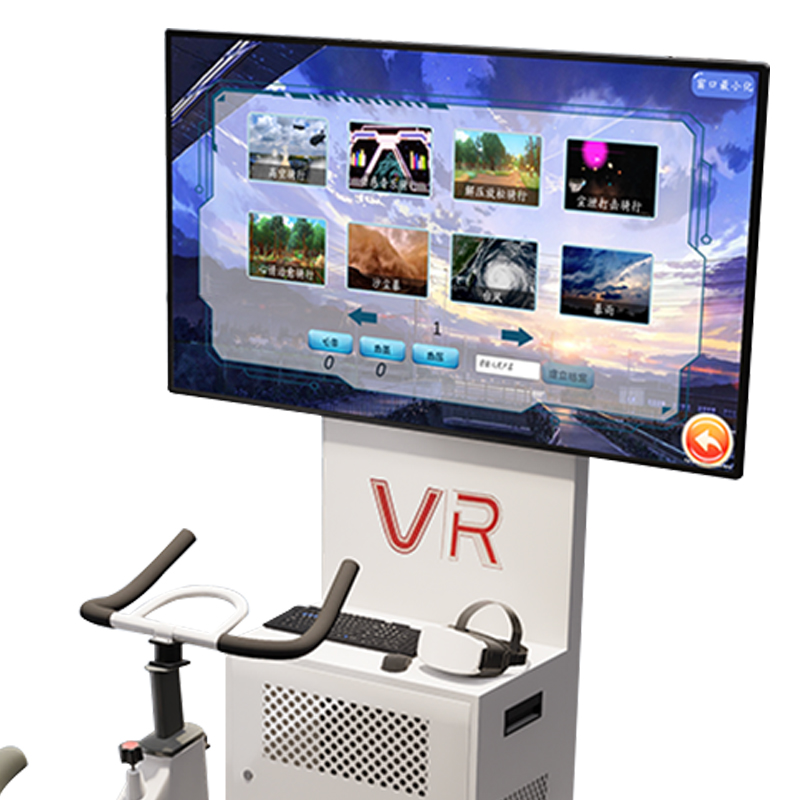 伍贰伍WEW-VRDC VR动感单车vr心理健康教育主题虚拟现实自行车体感游戏一体机高清大图