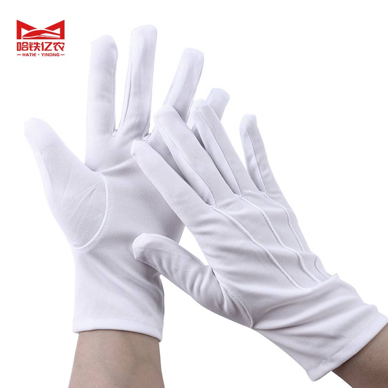哈铁亿农 白色礼仪手套 均码/副高清大图