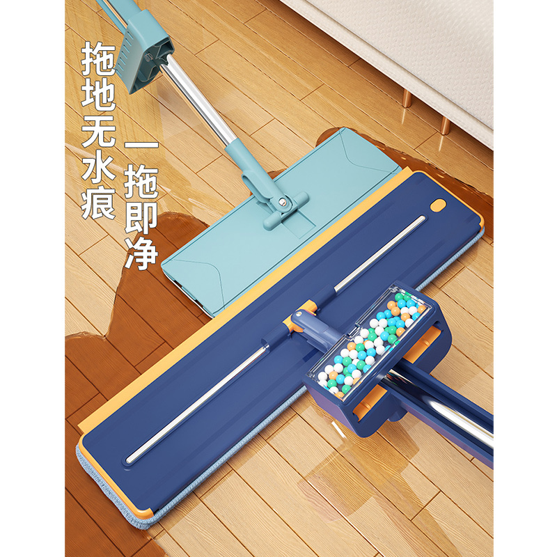 美添乐免手洗平板拖把家用一拖净2024新款吸水拖墩布懒人拖地神器