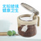 玻璃调料罐厨房盐罐调味罐家用佐料瓶收纳盒组合装调味瓶套装 敬平 单个蓝色
