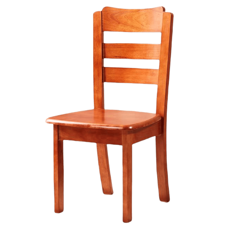 鑫木樽实木椅海棠色把高清大图