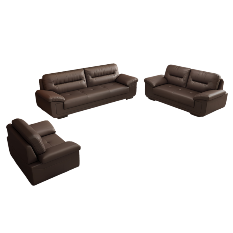 智叶舟商务沙发组合200*90*91cm(3+2+1)套高清大图