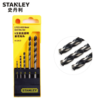 史丹利STANLEY 5支装高速钢麻花钻头组套 冲击钻头套装 95-229-23