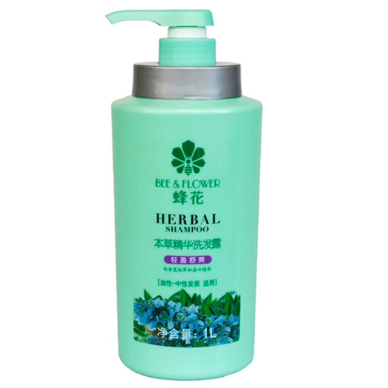 蜂花 本草精华轻盈舒爽洗发水 洗发露1L