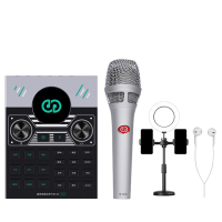 森然ST10mini+森然103声卡套装手机直播电脑抖音主播唱歌全民k歌录音直播设备全套电容麦克风唱吧神器网红话筒