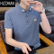 HLCOMAN高端刺绣polo衫短袖男t恤夏季冰感潮流薄半袖上衣潮牌翻领体恤衫